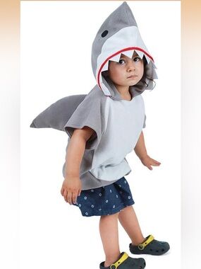 EraSpooky Shark Short Hoodie for Kids Boys Toddler
